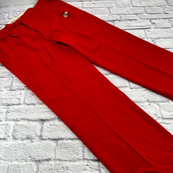 LA MODE Vintage Pleated Golf Pants Men's Size 40 Red Chicago Blackhawks - Picture 6 of 11